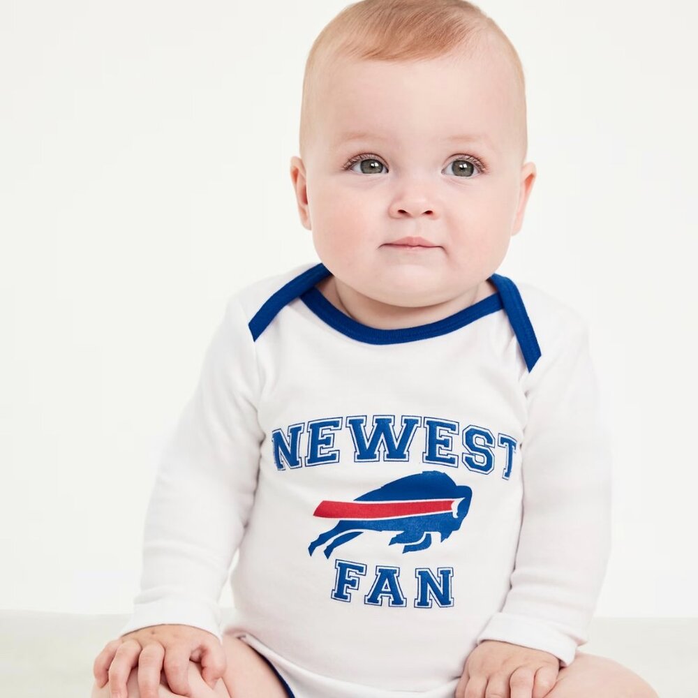 NWT ~ Old Navy ~ NFL Buffalo Bills Graphic Bodysuit 3-6 months